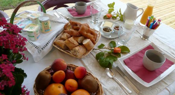 Ile d'yeu petit déjeuner chambre d'hote 